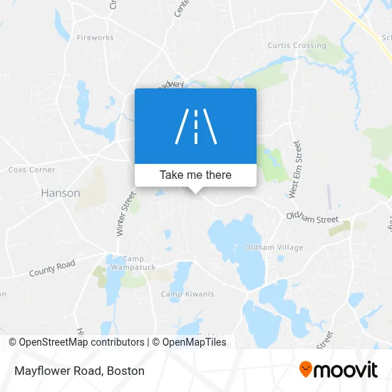 Mayflower Road map