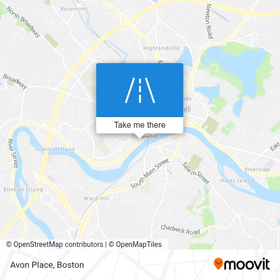 Avon Place map