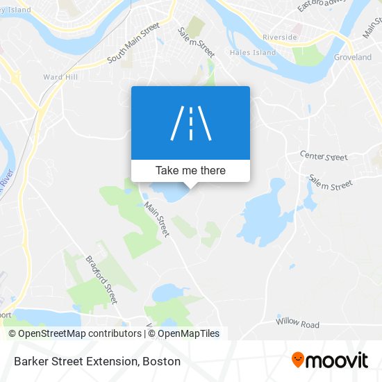 Barker Street Extension map