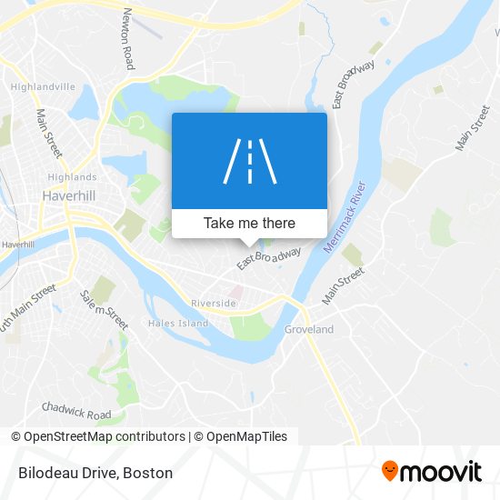 Bilodeau Drive map