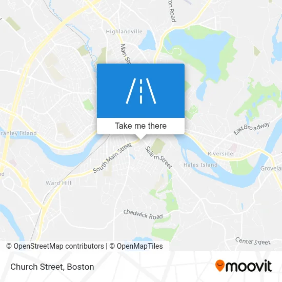 Church Street map