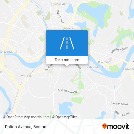 Mapa de Dalton Avenue
