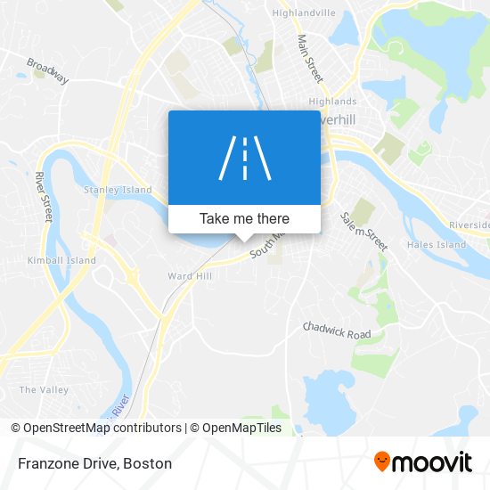 Franzone Drive map