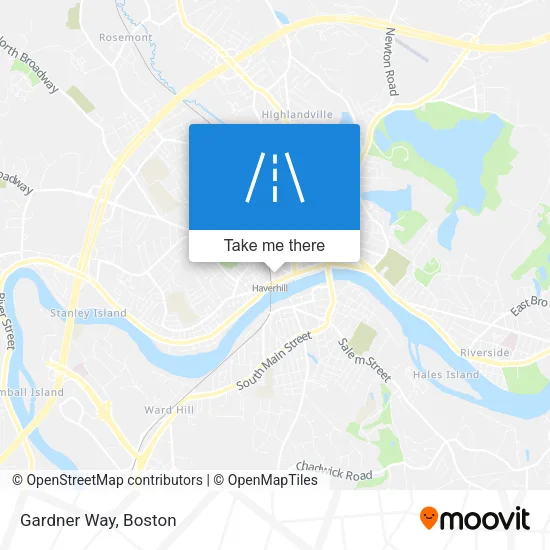 Gardner Way map