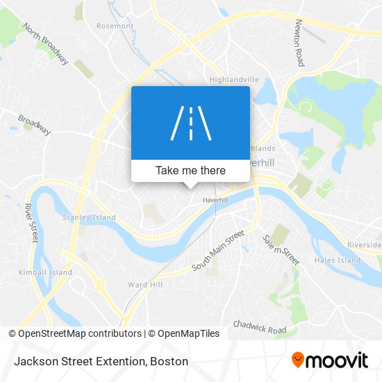 Jackson Street Extention map