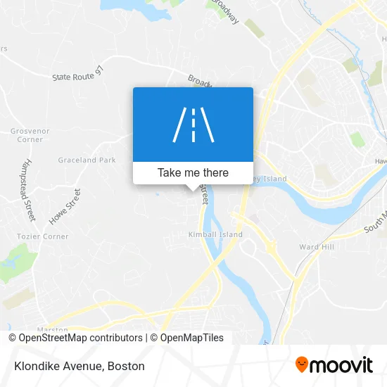 Klondike Avenue map