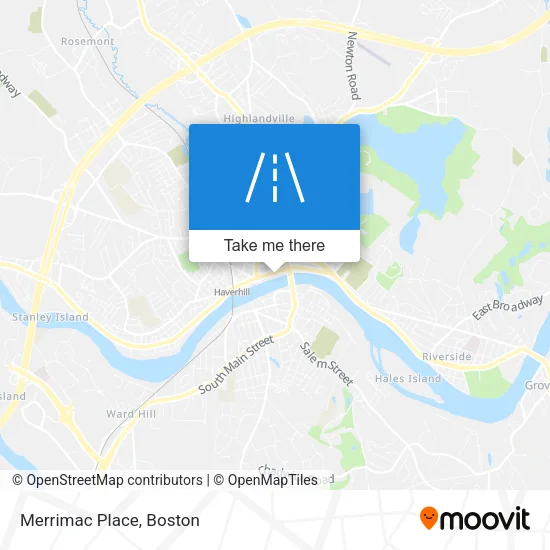 Merrimac Place map
