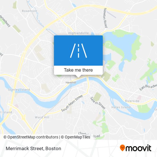 Merrimack Street map