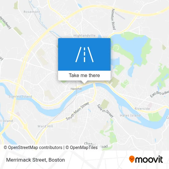 Merrimack Street map