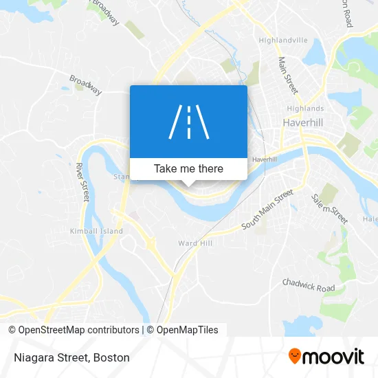 Niagara Street map
