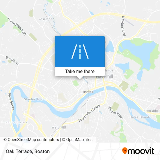 Oak Terrace map