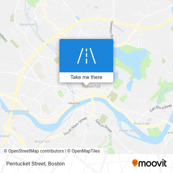 Pentucket Street map