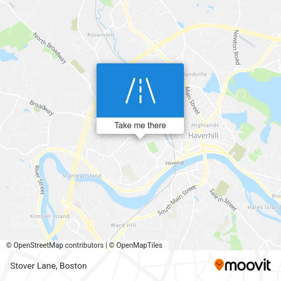 Stover Lane map