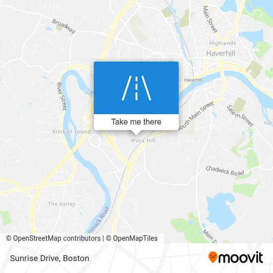 Sunrise Drive map