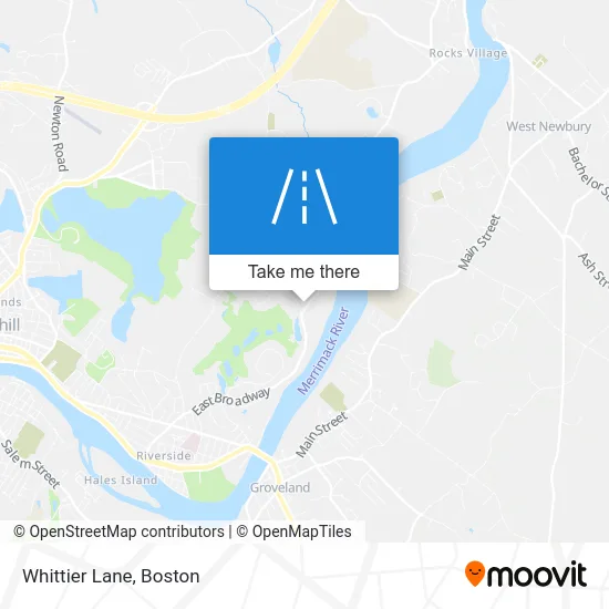 Whittier Lane map