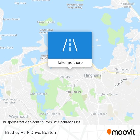 Mapa de Bradley Park Drive