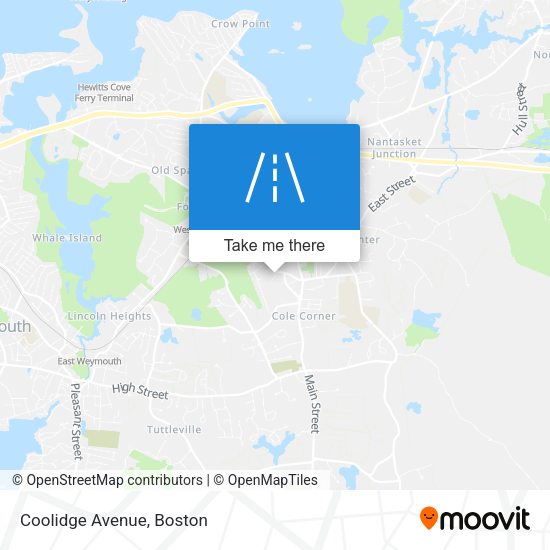 Mapa de Coolidge Avenue