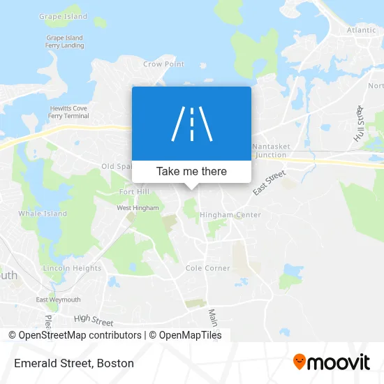 Emerald Street map