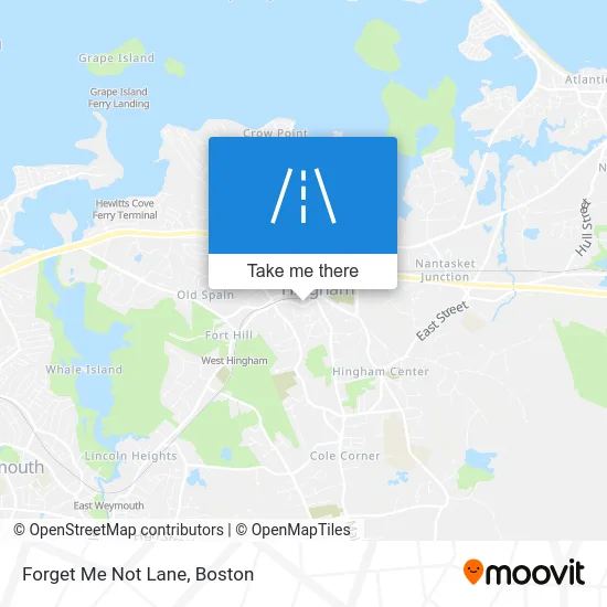 Forget Me Not Lane map