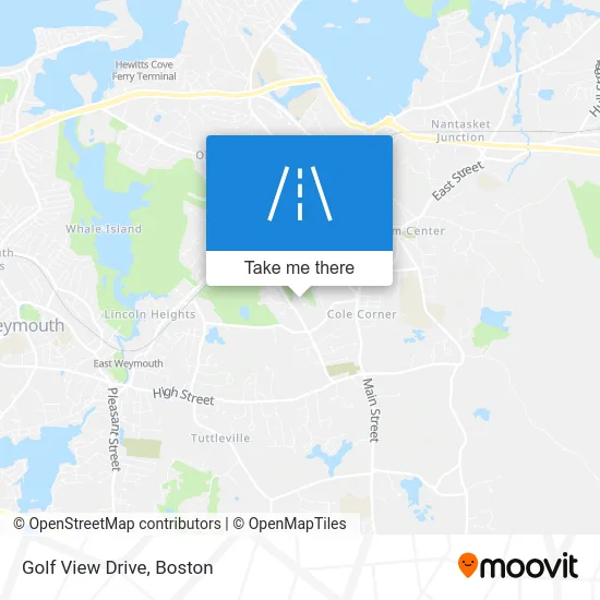 Golf View Drive map