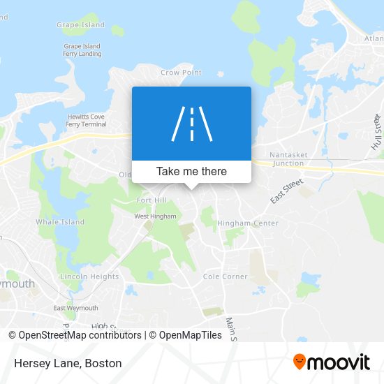 Mapa de Hersey Lane