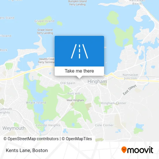 Kents Lane map
