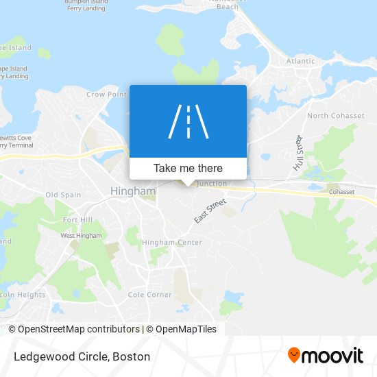 Ledgewood Circle map