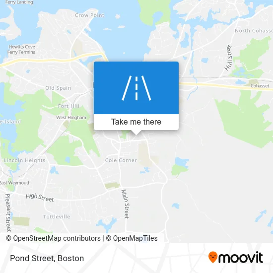 Pond Street map