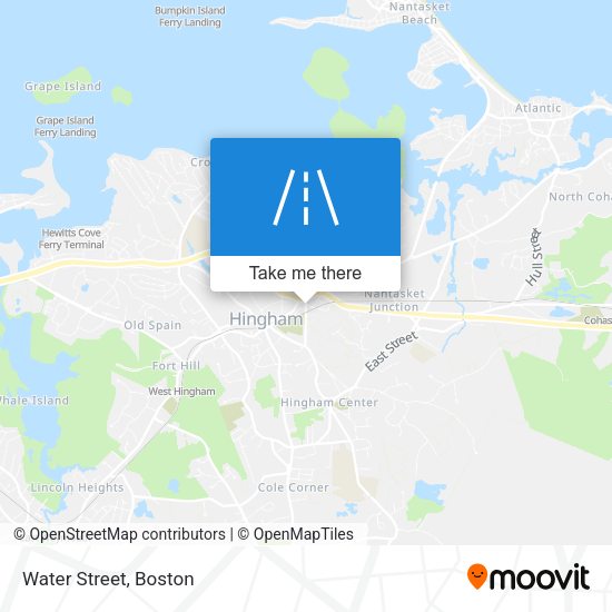 Mapa de Water Street