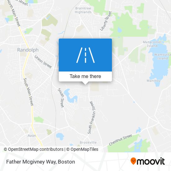 Father Mcgivney Way map