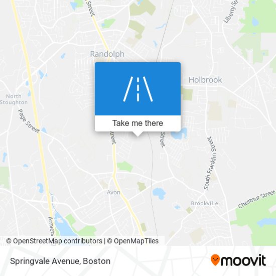 Springvale Avenue map