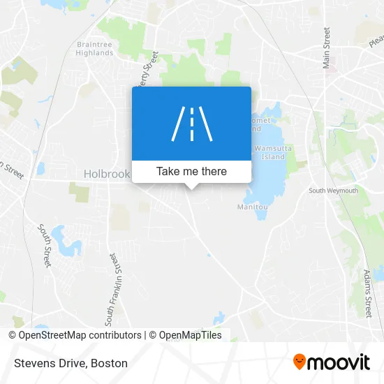 Stevens Drive map