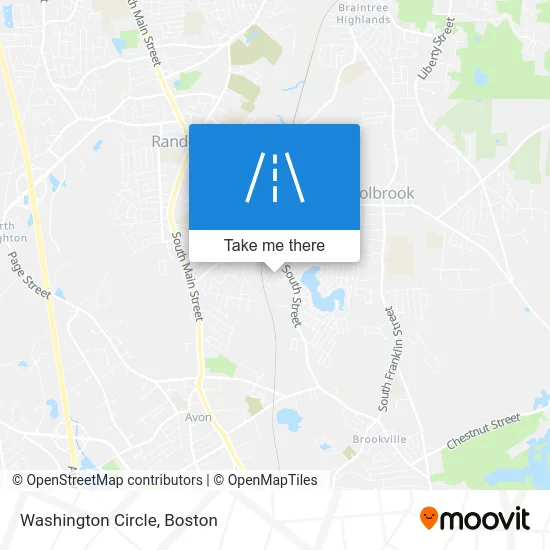 Washington Circle map