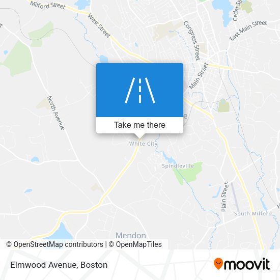 Mapa de Elmwood Avenue