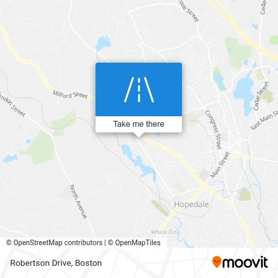 Robertson Drive map