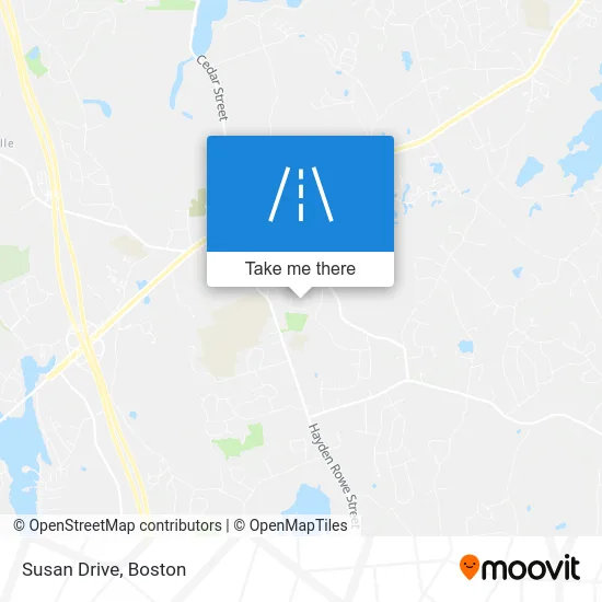 Susan Drive map