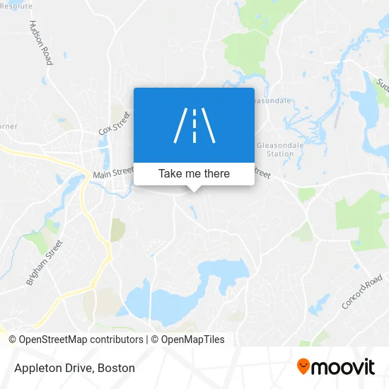 Appleton Drive map