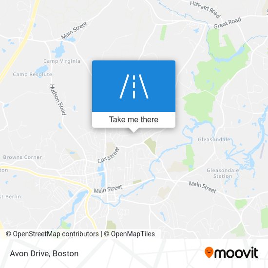 Avon Drive map