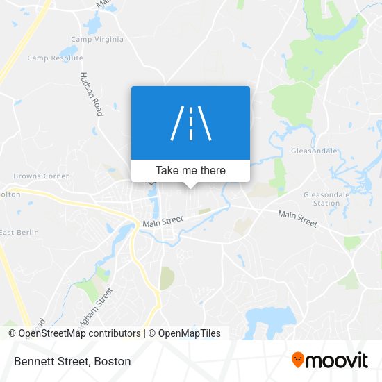Mapa de Bennett Street