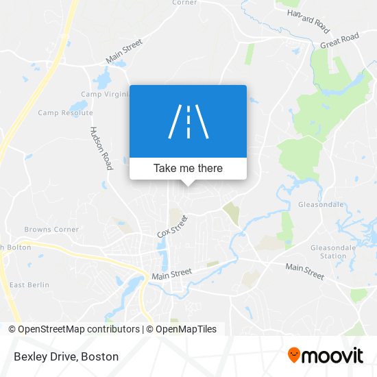 Bexley Drive map