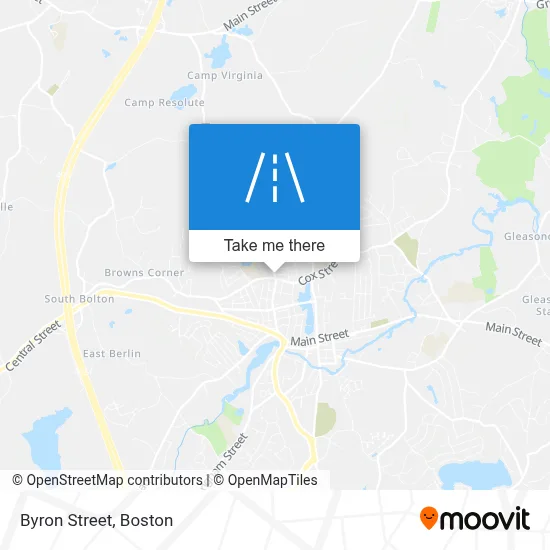 Byron Street map