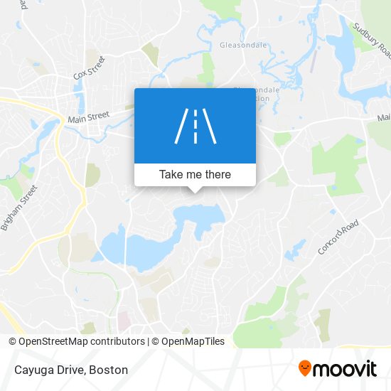 Cayuga Drive map