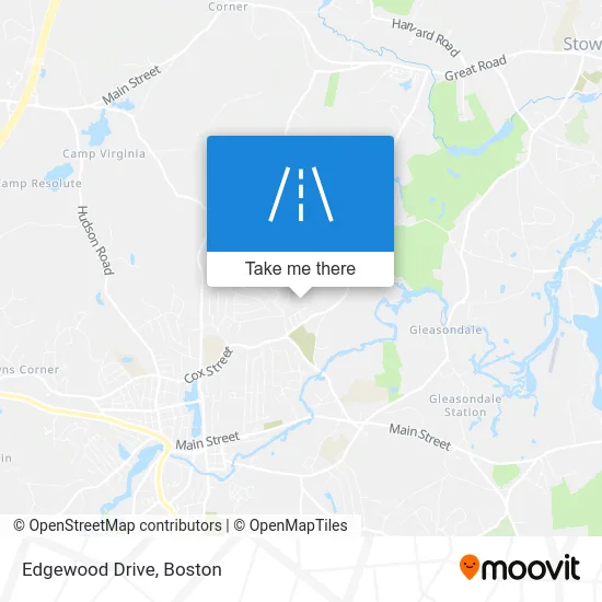 Edgewood Drive map