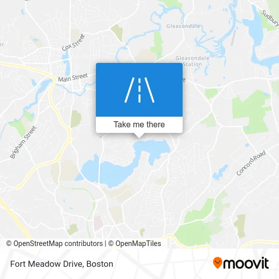 Fort Meadow Drive map