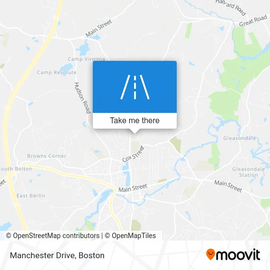 Manchester Drive map