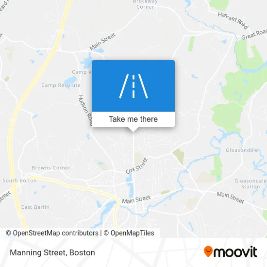 Manning Street map