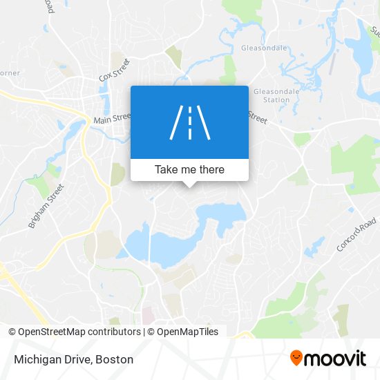 Michigan Drive map