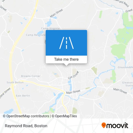 Mapa de Raymond Road