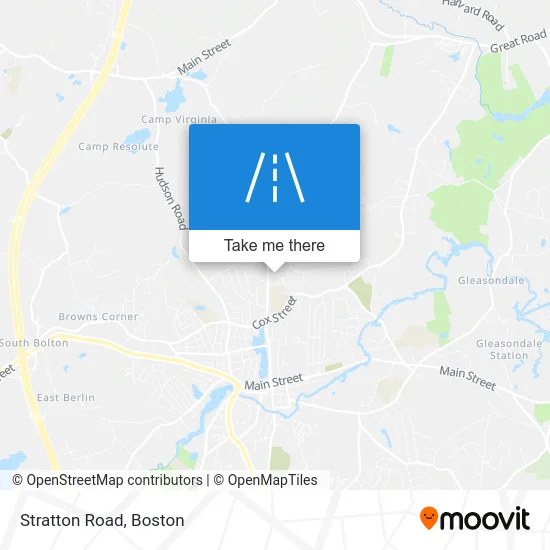 Stratton Road map