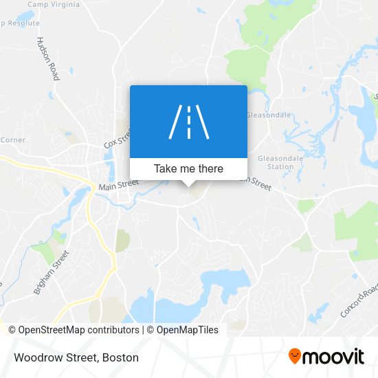 Mapa de Woodrow Street